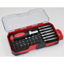 Multifuncional Bits 33pcs Screwdriver Set com Mini Rachet